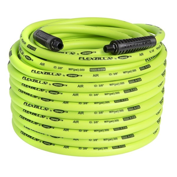 Legacy Flexzilla 3/8 In. X 100 Ft. Air Hose With 1/4 In. HFZ38100YW2